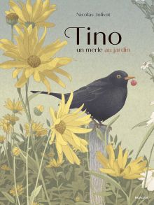 Couverture du livre : Tino, un merle au jardin - édité par HongFei édition